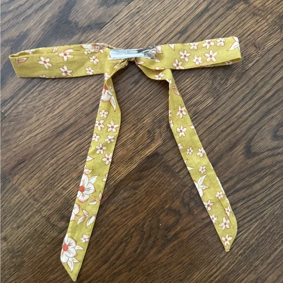 Lali Kids Marigold Floral Dress with bow included! - Picture 6 of 7